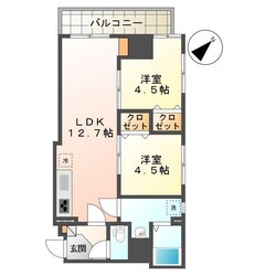 思案橋駅 徒歩2分 5階の物件間取画像